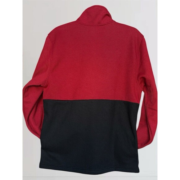 Spyder Men’s Size M Lightweight Full Zip Fleece Insulated Jacket Color Red/Black - Picture 2 of 13